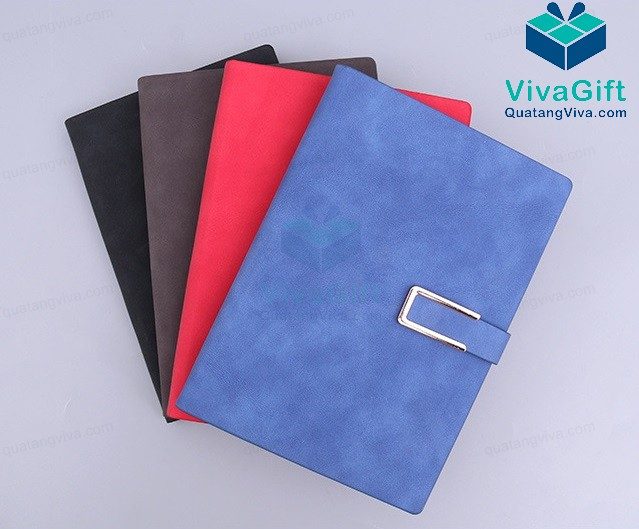Set Quà Tặng Sổ Tay Dán Gáy Và Bút Ghi Chép GS153 7