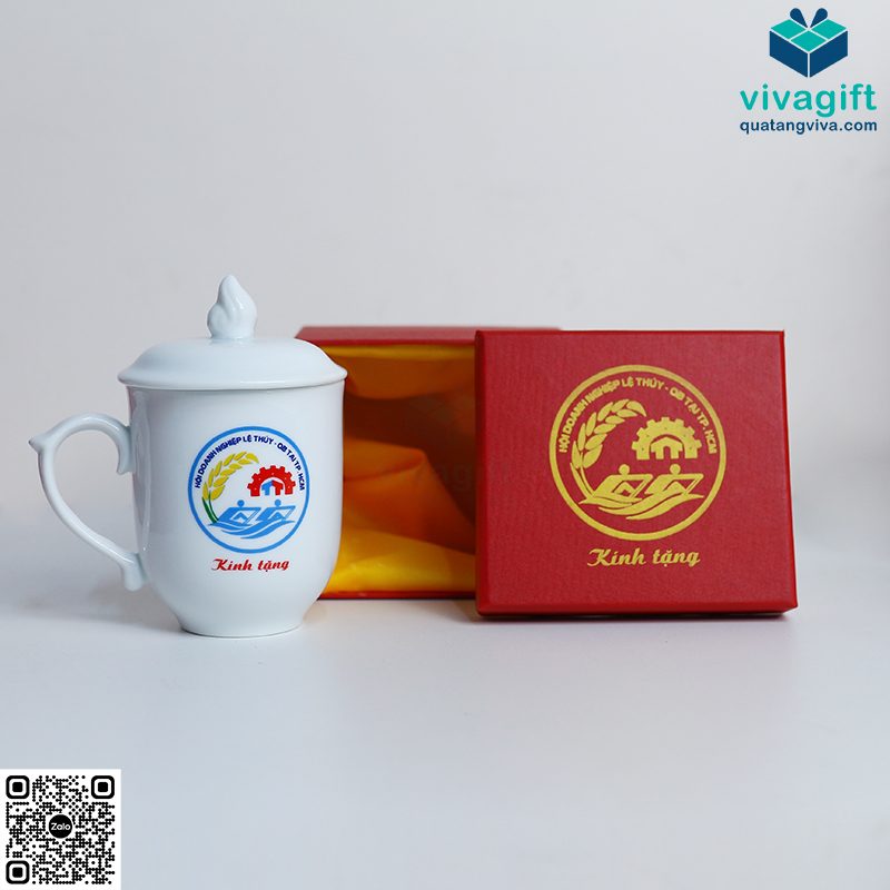 Set Quà Tặng Ly Sứ + Hộp GS147-1 5
