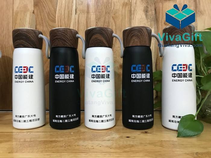 Bình Giữ Nhiệt Nắp Gỗ Delicate 500ml