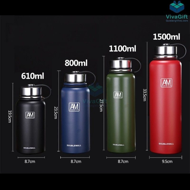 Bình Giữ Nhiệt Có Túi Xách Tiện Lợi 800ml Q032
