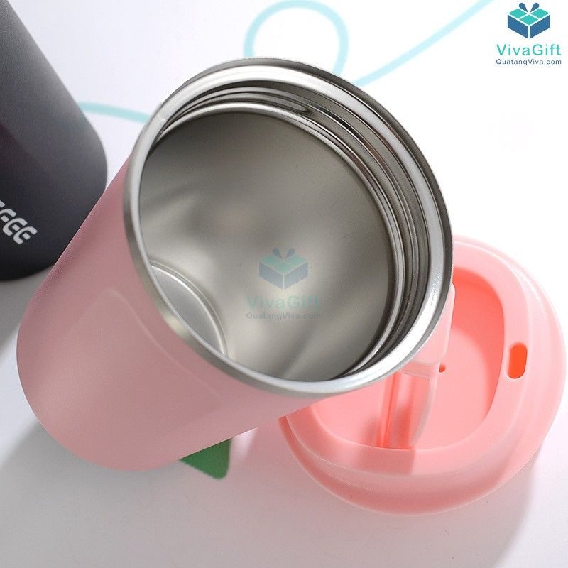 Ly Giữ Nhiệt Cafe Nắp Bật 500ml Q105 Khắc Tên Làm Quà Tặng