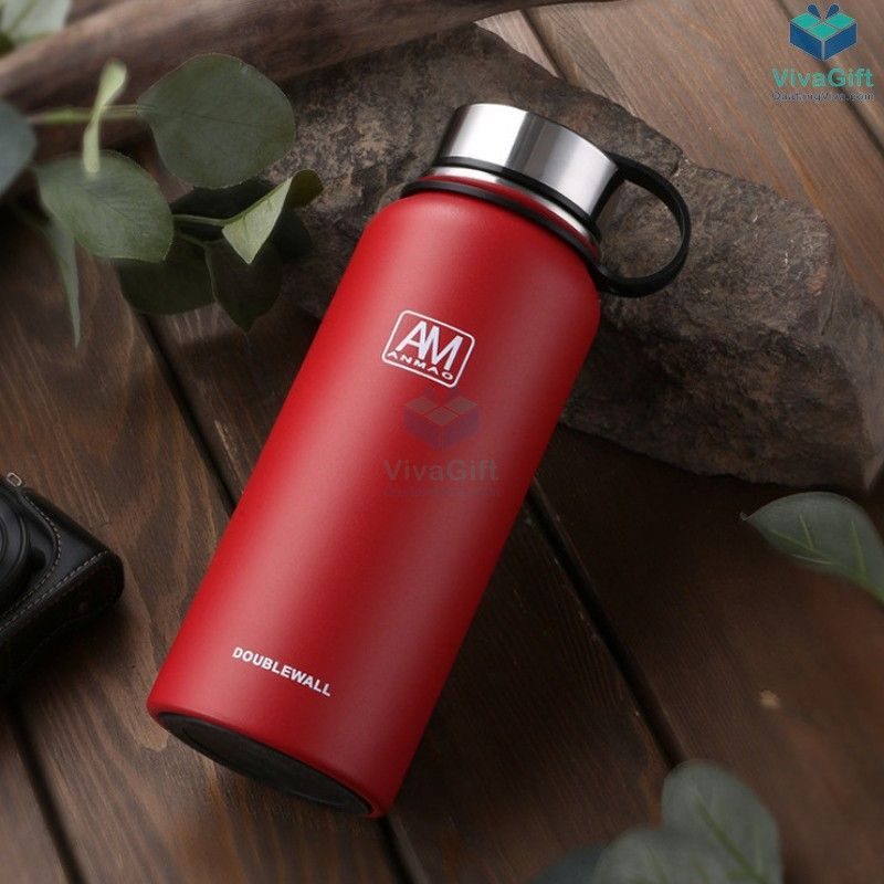 Bình Giữ Nhiệt Có Túi Xách Tiện Lợi 800ml Q032 thiết kế theo yêu cầu
