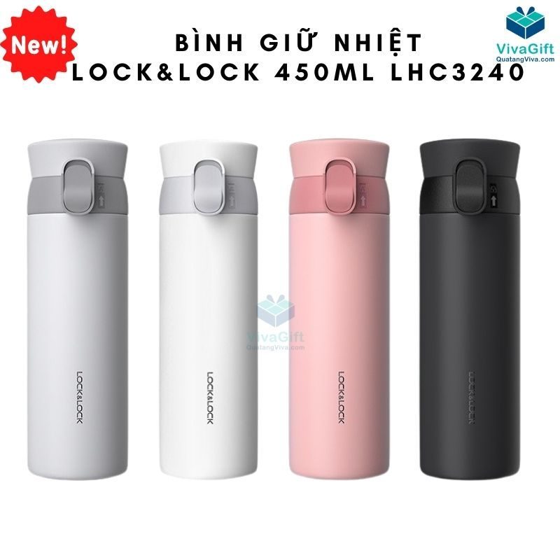 Bình Giữ Nhiệt Lock&Lock 450ml LHC3240 Wannabe [Review]