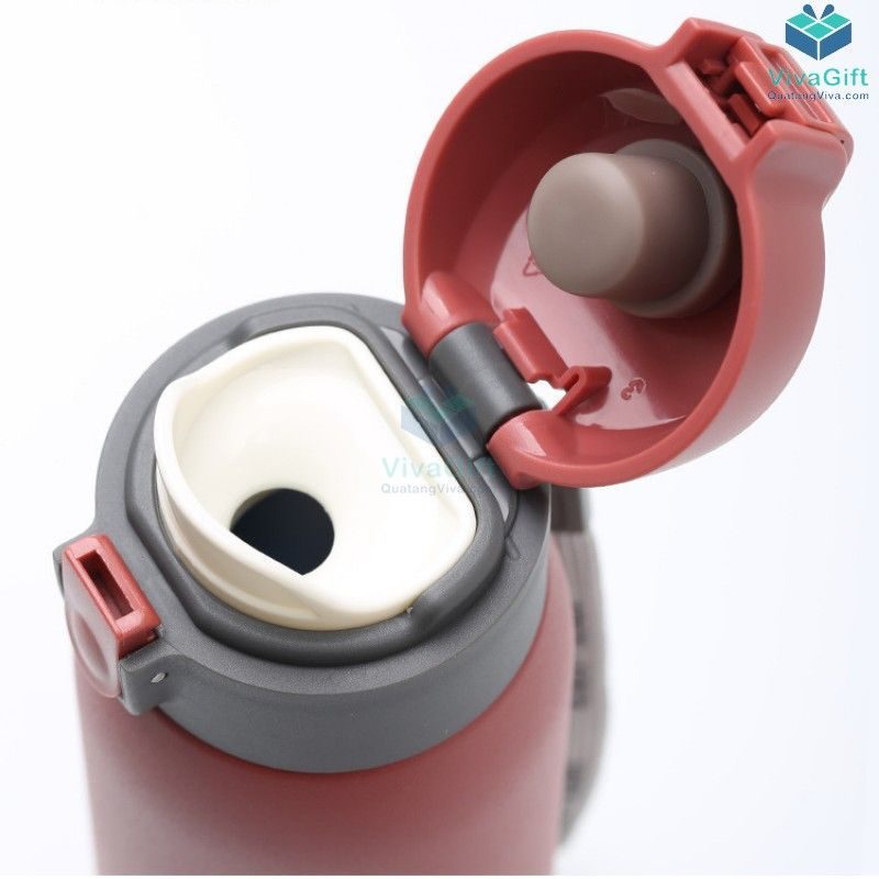Bình giữ nhiệt Lock&Lock có dây treo 370ml LHC3233 Chubby Tumbler làm quà tặng