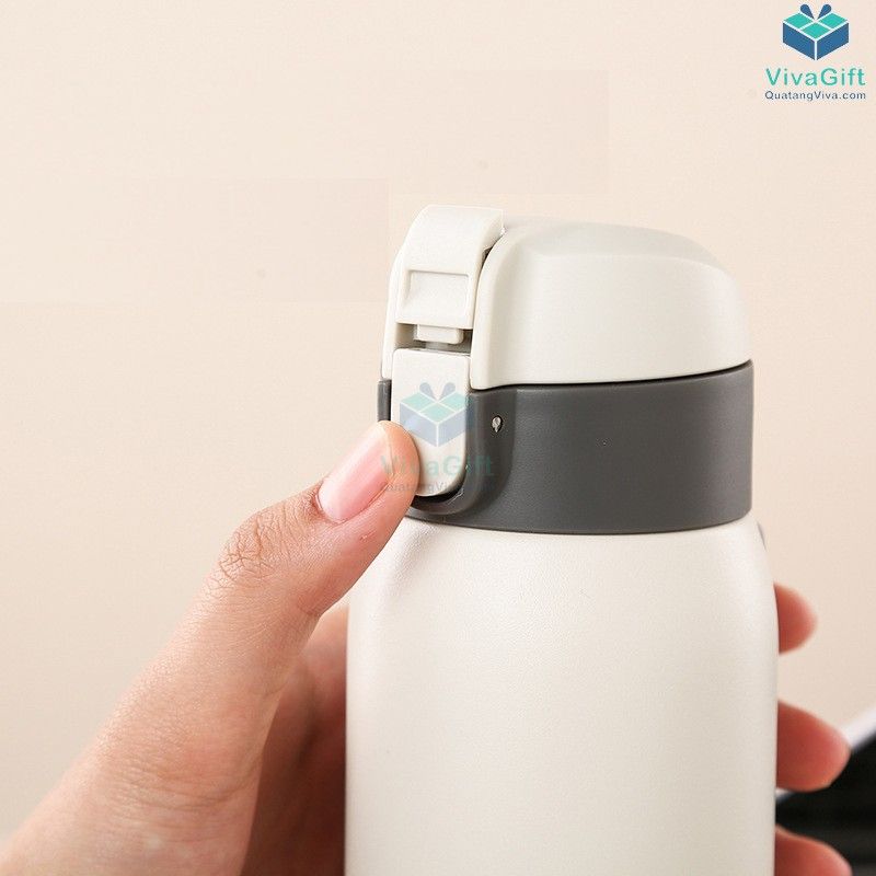 Bình giữ nhiệt Lock&Lock có dây treo 370ml LHC3233 Chubby Tumbler