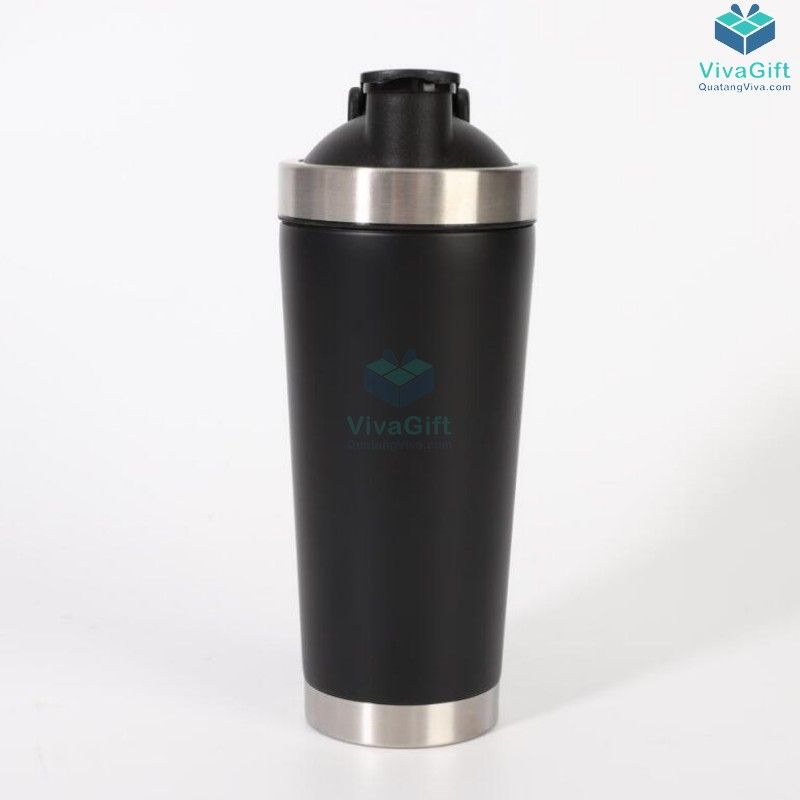Bình lắc Shaker tập Gym 750ml inox 304 cao cấp Q250 làm quà tặng
