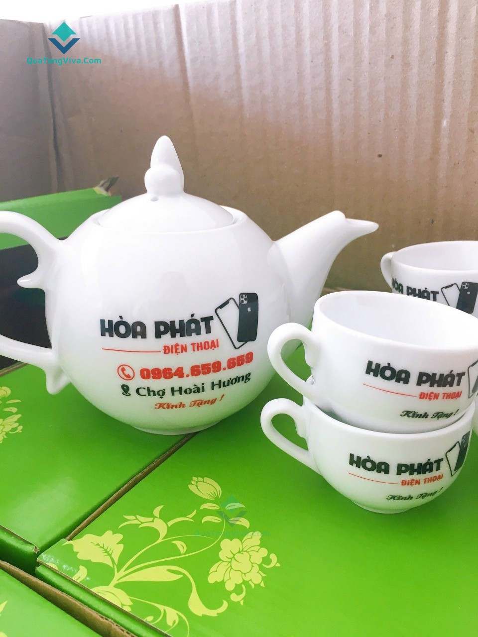 bộ ấm chén quà tặng 02