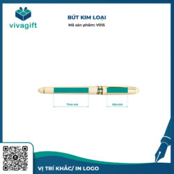 Bút gỗ khắc tên V015 khắc theo yêu cầu – Quatangviva.com