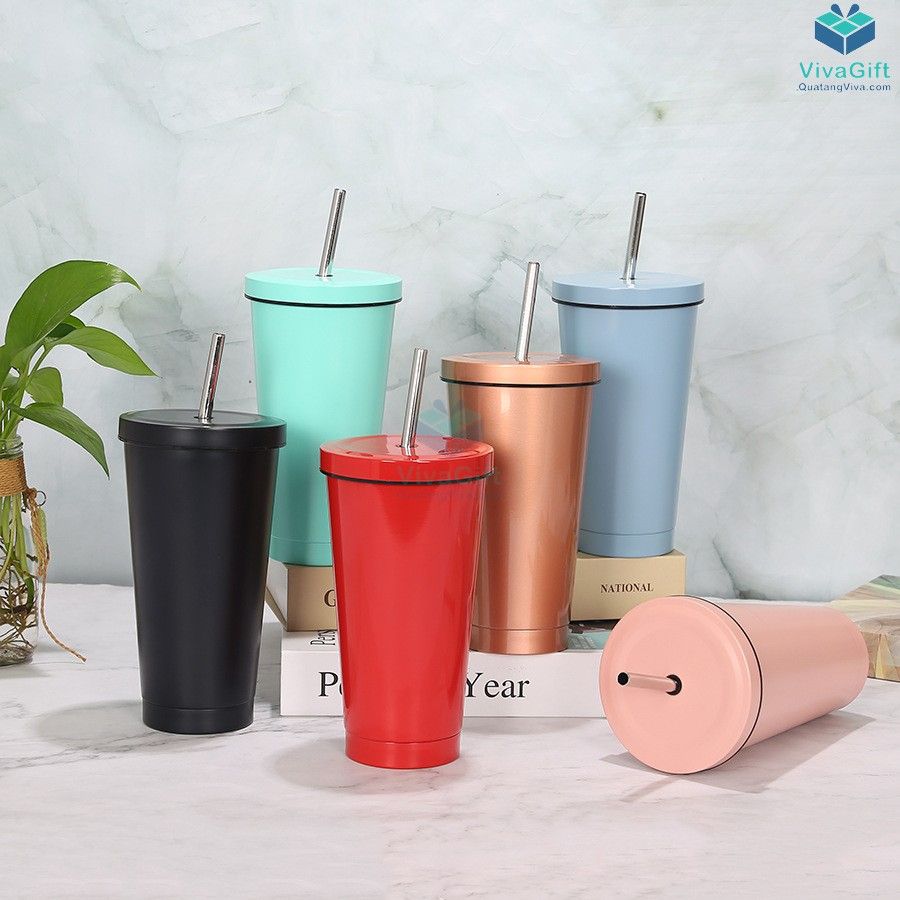  ly giữ nhiệt cafe 500ml Q029 thiết kế theo yêu cầu