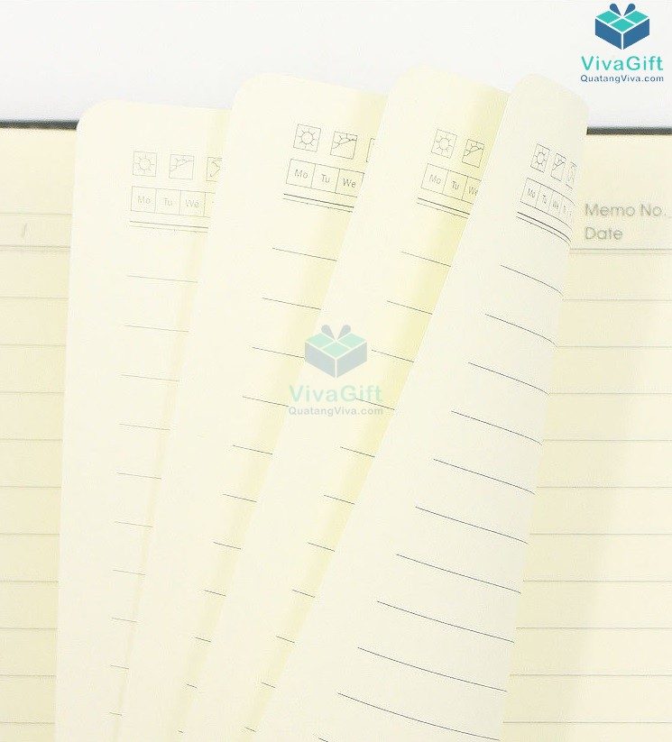 Sổ tay bìa còng B013 in khắc tên theo yêu cầu
