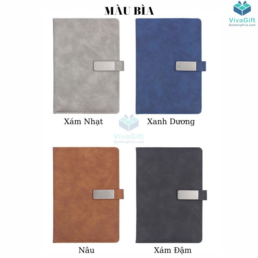 Sổ tay bìa còng B013 làm quà tặng