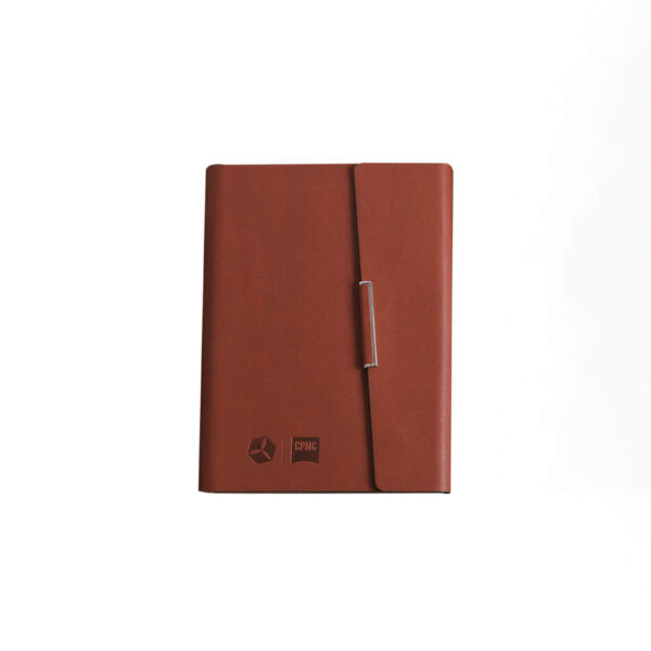 Sổ Tay Bìa Còng B015 Da PU - Quà Tặng Viva