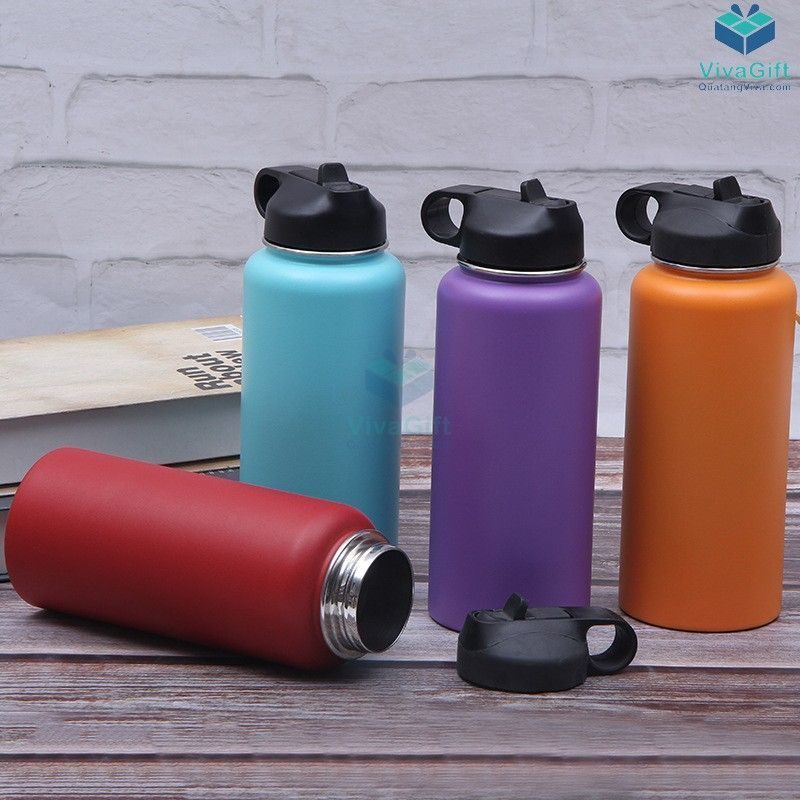Bình Giữ Nhiệt Có Quai Xách 500ml Q192 khắc tên