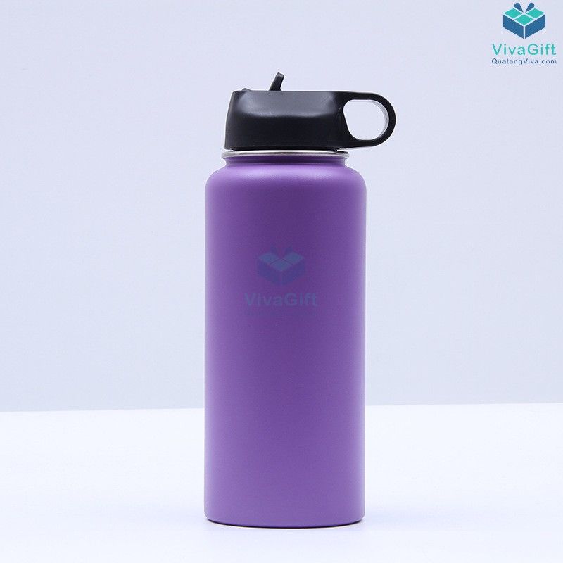 Bình Giữ Nhiệt Có Quai Xách 500ml Q192 khắc tên theo yêu cầu