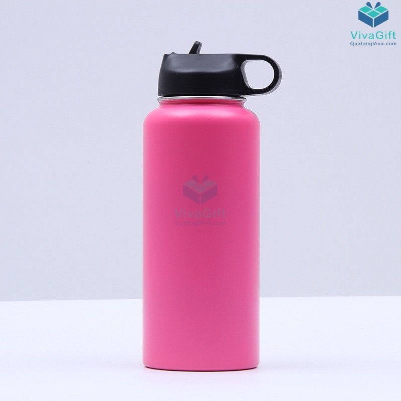 Bình Giữ Nhiệt Có Quai Xách 500ml Q192 khắc tên theo yêu cầu