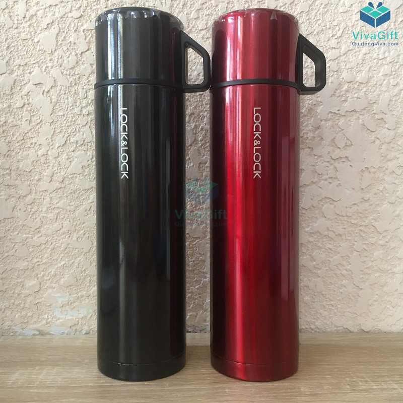 Bình giữ nhiệt Lock&Lock Mocha Vacuun 750ml LHC1438 khắc logo quà tặng