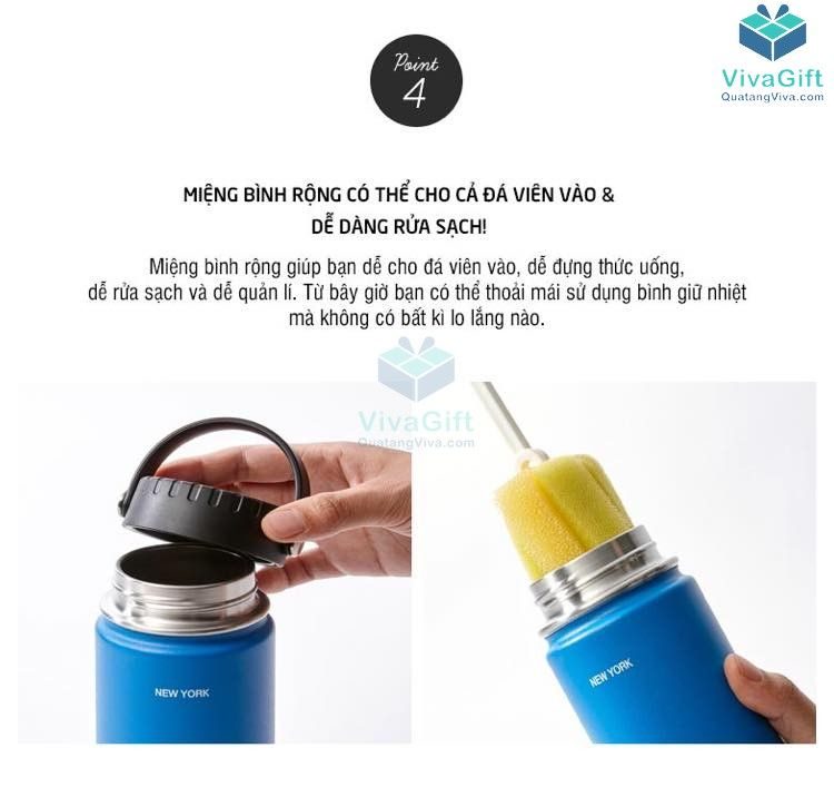 ình Giữ Nhiệt Lock&Lock RigaTumbler LHC4160 làm quà tặng