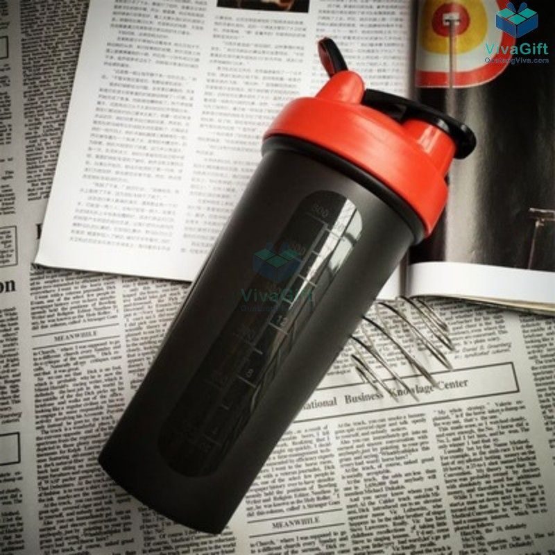 Bình Lắc Shaker Tập Gym 700ml Q256 khắc tên làm quà tặng