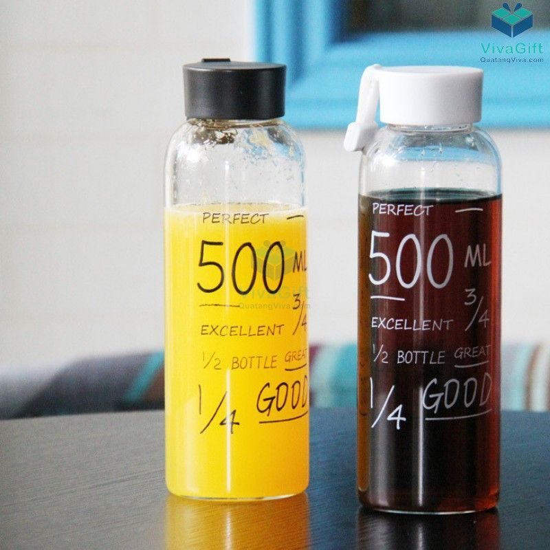 Bình nước nhựa 500ml có quai Q011 khắc theo yêu cầu