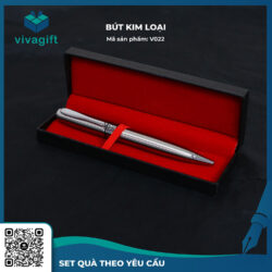 Bút Kim Loại Xoay Khắc Tên V022 Làm Quà Tặng – Quà Tặng Viva