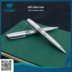 Bút Kim Loại Xoay Khắc Tên V022 Làm Quà Tặng – Quà Tặng Viva