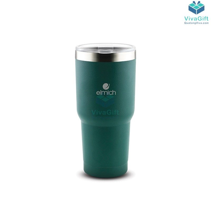 Cốc giữ nhiệt Elmich inox 304 dung tích 890ml EL3677 có ông hút đi kèm