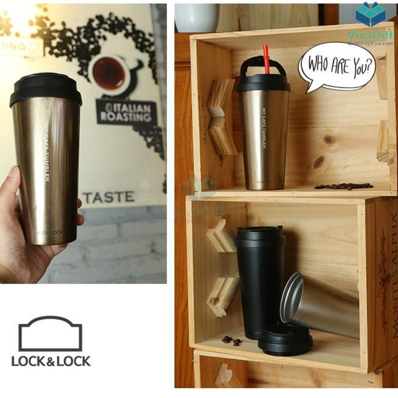 Ly Giữ Nhiệt Lock&Lock Clip Tumbler LHC4151 khắc tên làm quà tặng
