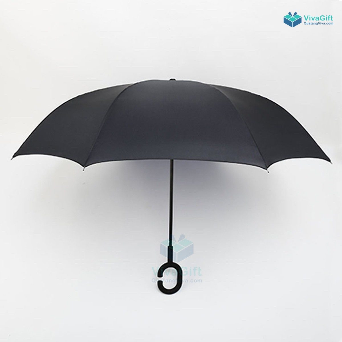 Ô Dù Cầm Tay Gấp Ngược In Logo Quà Tặng D012