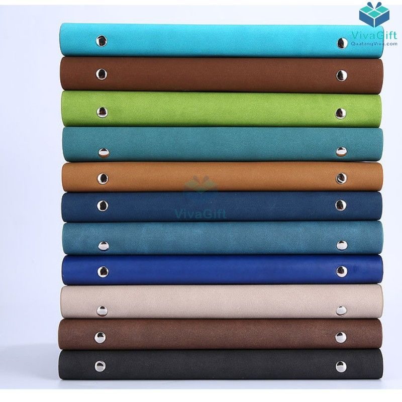 Sổ Tay Bìa Còng B031 Khắc Tên Làm Quà tặng