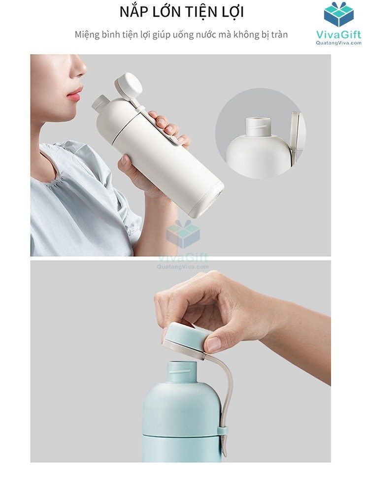 Bình giữ nhiệt Lock&Lock Belt Bottle LHC4267 490ml 11