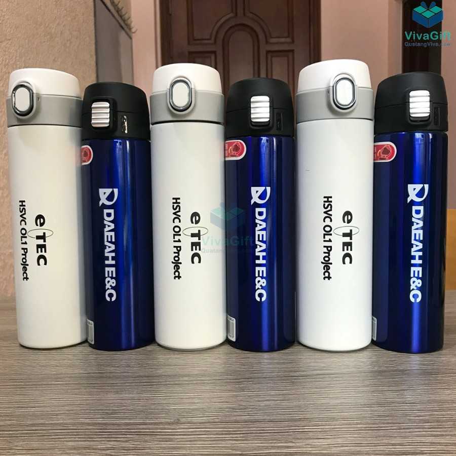 bình giữ nhiệt lock&lock khắc tên, in logo công ty
