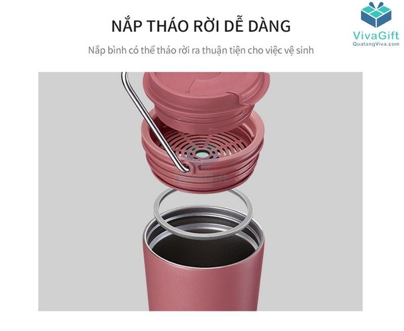 Bình Giữ Nhiệt Locknlock Bucket Tumbler LHC4269 8