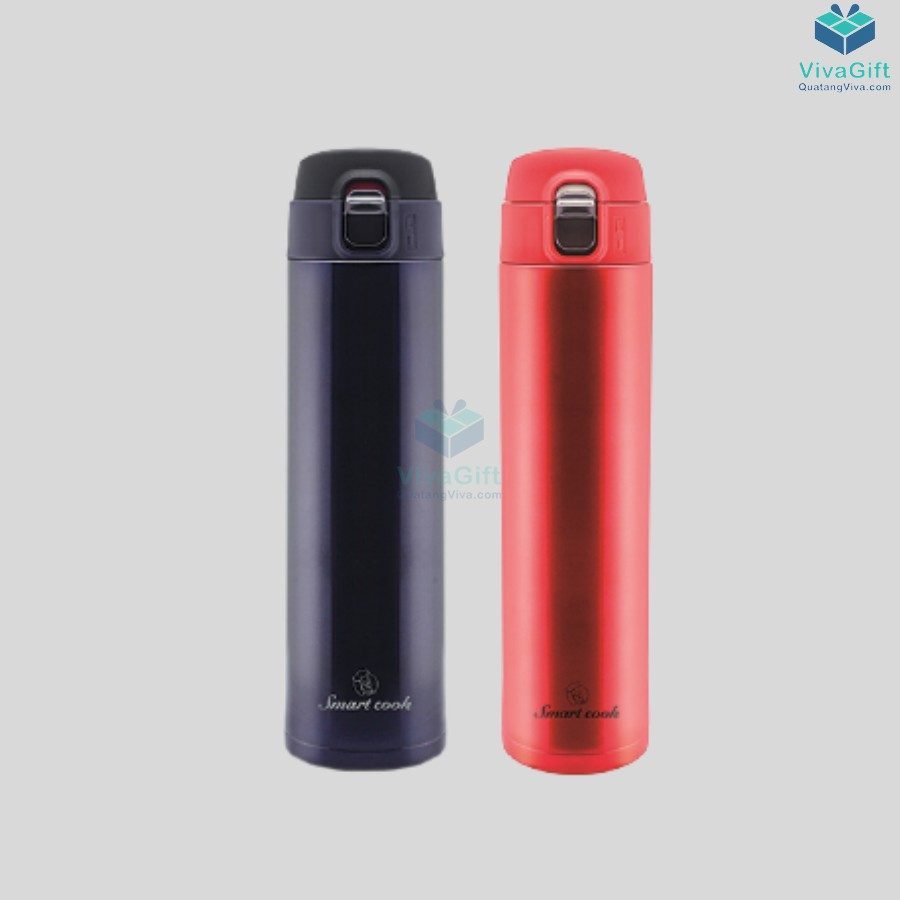 Bình giữ nhiệt Smart Cook inox 304 EDA0308 in logo 
