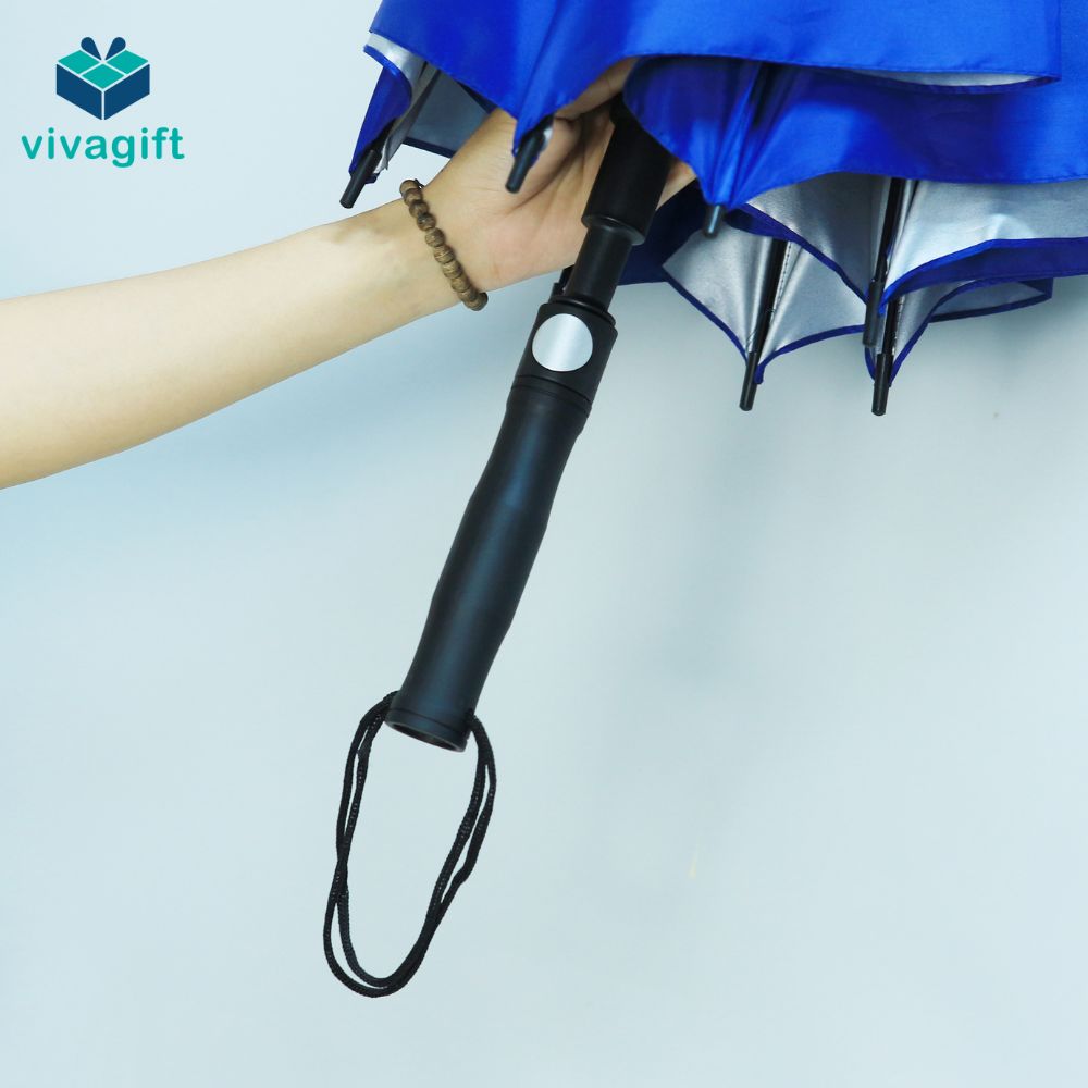 Dù Cán Thẳng - Dù Poly Cán Nhựa Bán Kính 75cm D028 - Quà tặng Viva