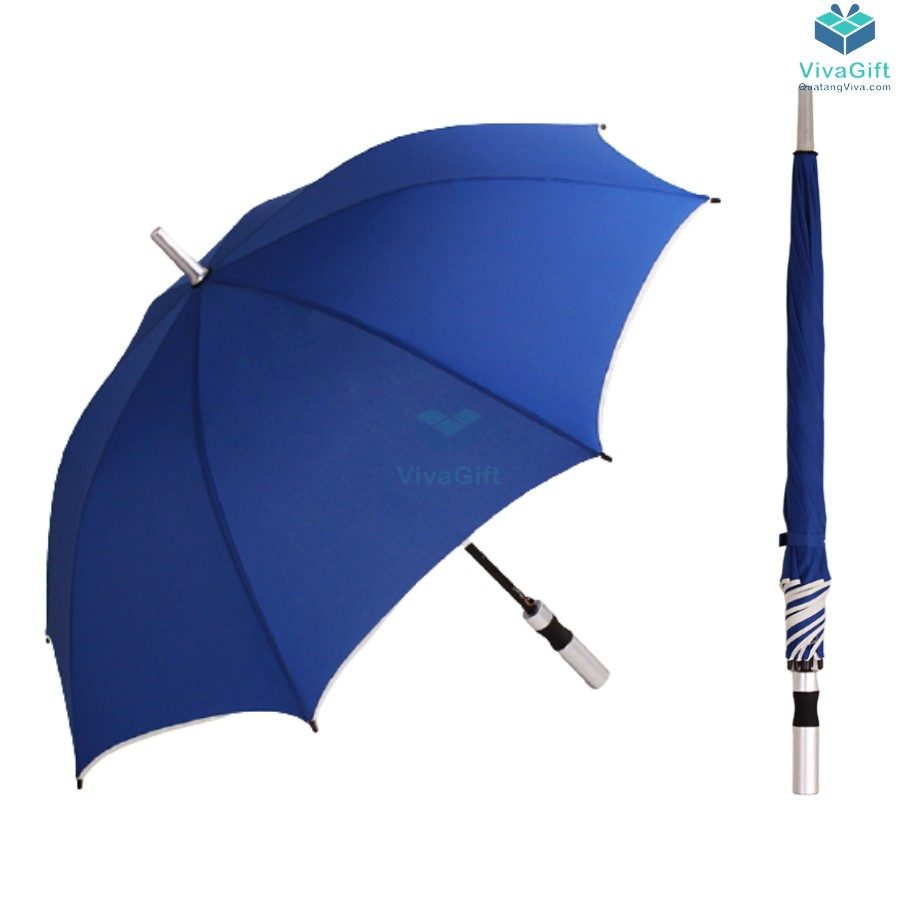ô dù cán thẳng khung nhôm bán kính 70cm D030 in logo công ty