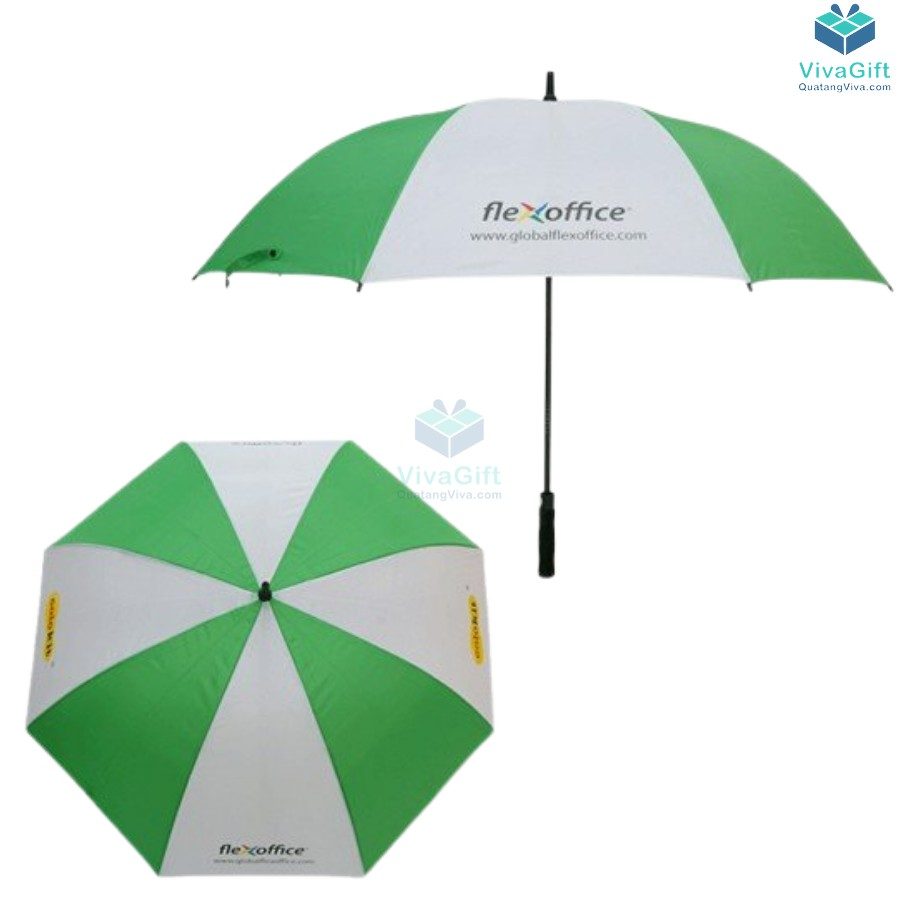 dù cầm tay cán thẳng bán kính 70cm D035 in logo theo yêu cầu