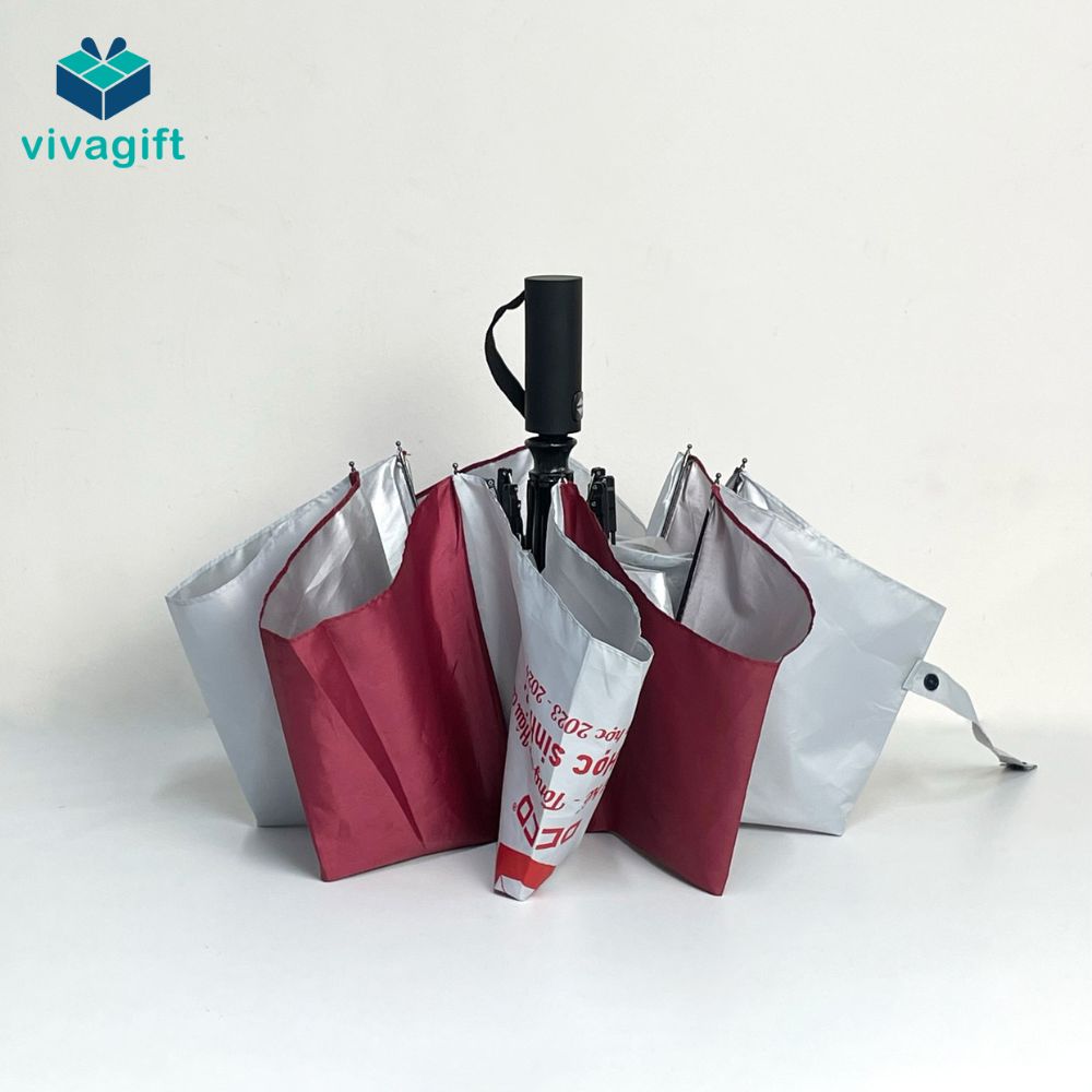 Ô Cầm Tay Gấp 3 Tự Động 2 Chiều 8 Kèo R=58cm D024 - Quatangviva.com