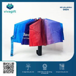 Ô Dù Cầm Tay Gấp 3 Tự Động 2 Chiều 8 Kèo D024 – Quatangviva.com