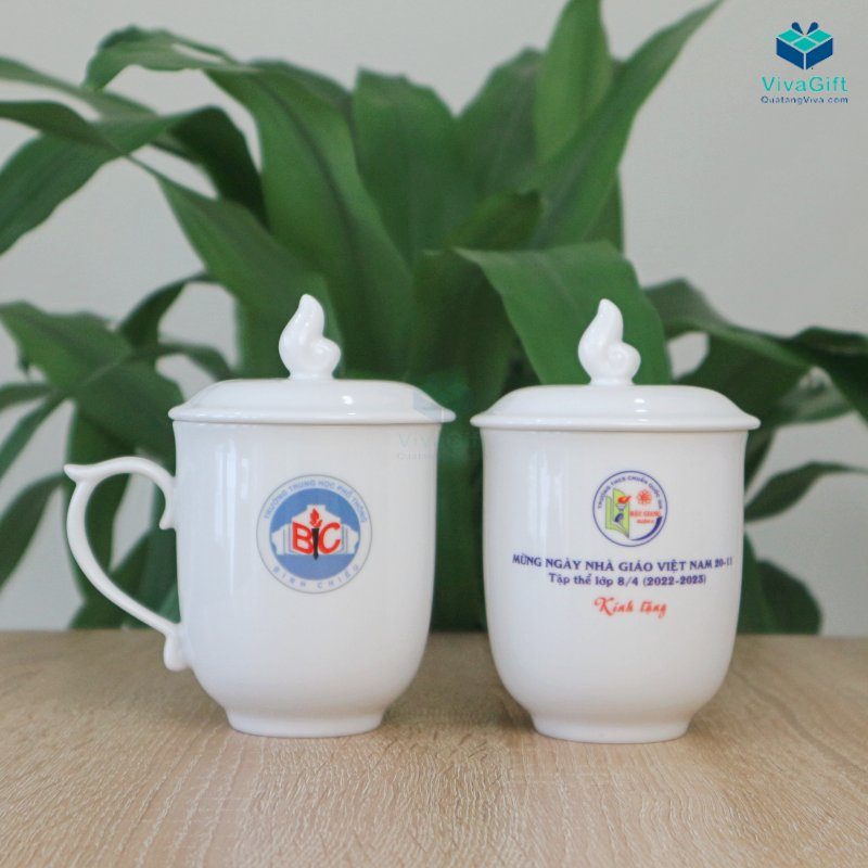 Cốc Sứ Minh Long 0.30 L - Mẫu Đơn - Trắng 21