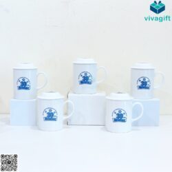 Cốc Sứ Minh Long Jasmine Trắng – 0.30 L – Quatangviva.com