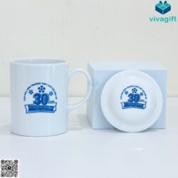 Cốc Sứ Minh Long Jasmine Trắng – 0.30 L – Quatangviva.com