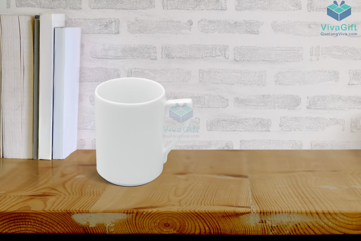 Ly Sứ Minh Long Quai Số 7 Jasmine Trắng - 0.3L 6