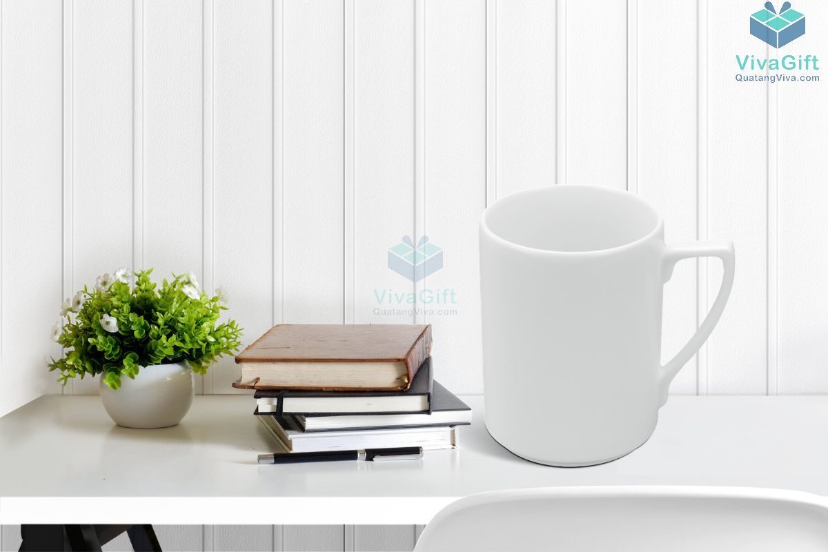 Ly Sứ Minh Long Quai Số 7 Jasmine Trắng - 0.3L 8