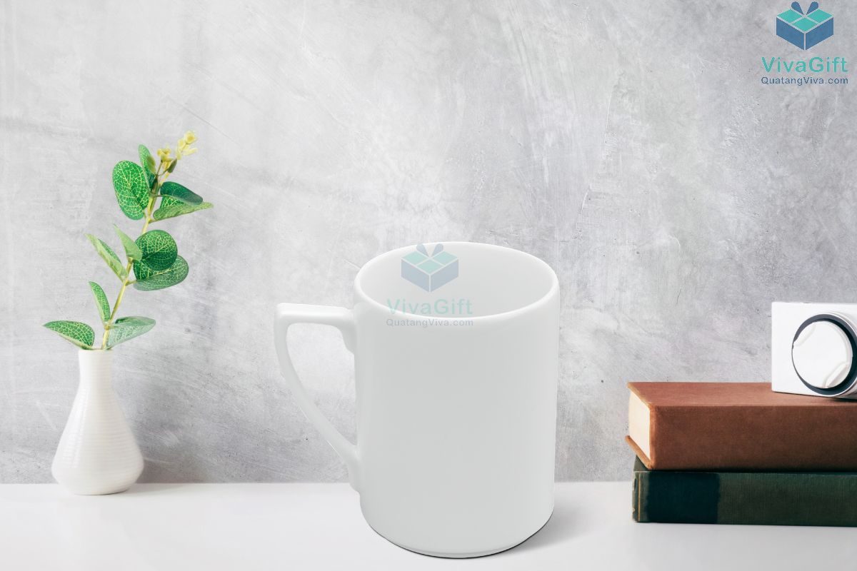 Ly Sứ Minh Long Quai Số 7 Jasmine Trắng - 0.3L 5