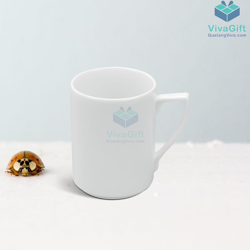 Ly Sứ Minh Long Quai Số 7 Jasmine Trắng - 0.3L 3