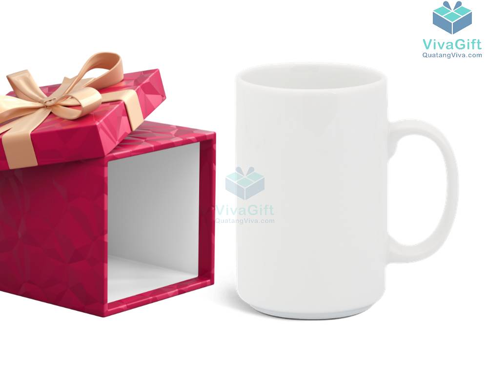 Ly sứ 0.52 L (quai tròn) - Jasmine - Trắng 9
