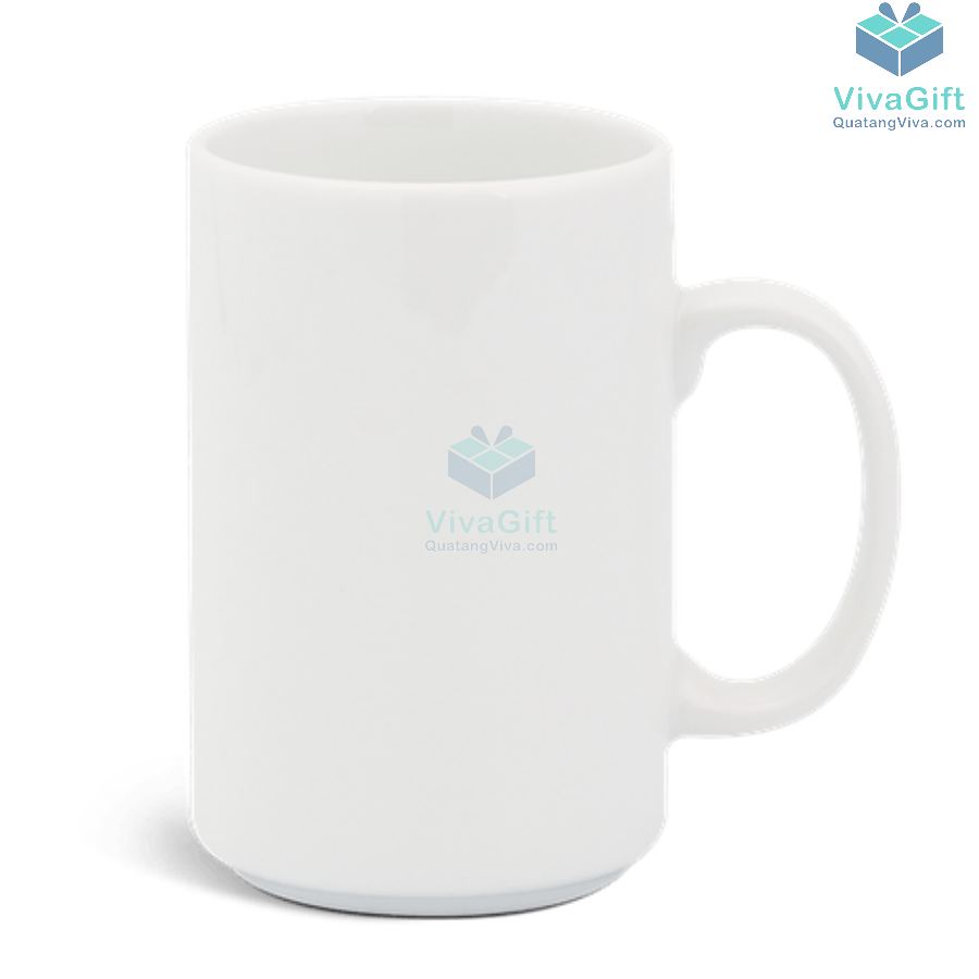 Ly sứ 0.52 L (quai tròn) - Jasmine - Trắng 8