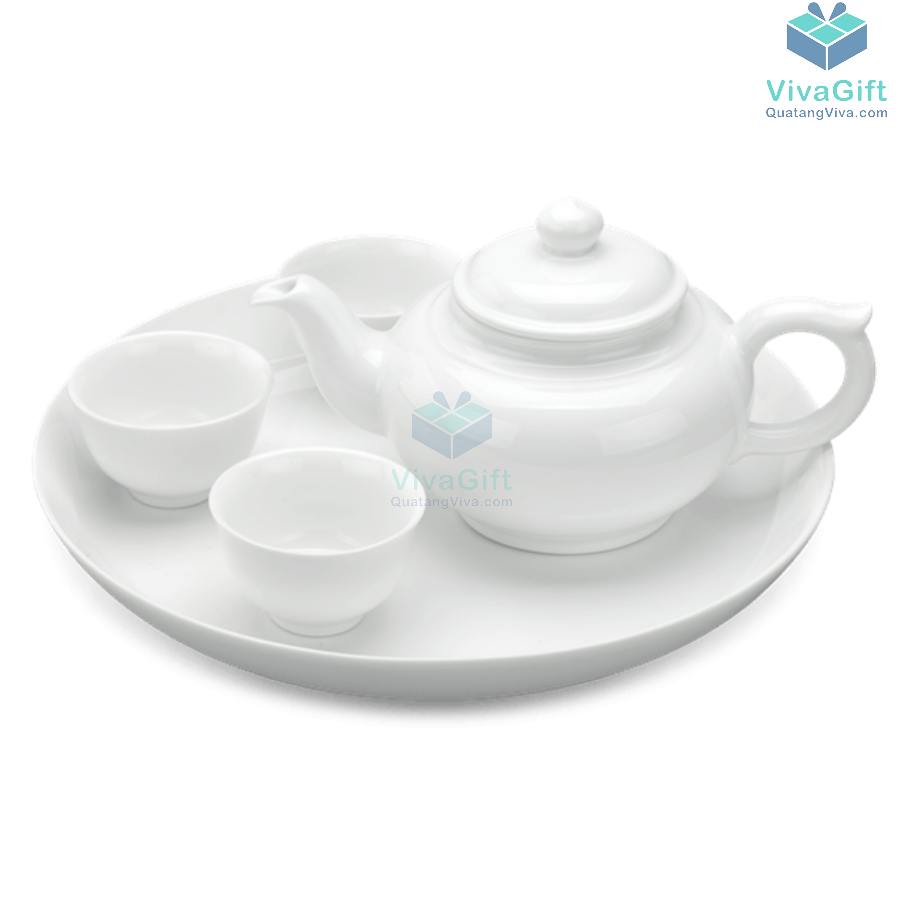 Bộ ấm chén 0.35 L - Jasmine - Trắng 1