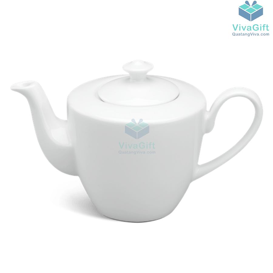 Bộ ấm chén Minh Long 0.65 L - Daisy - Trắng 1