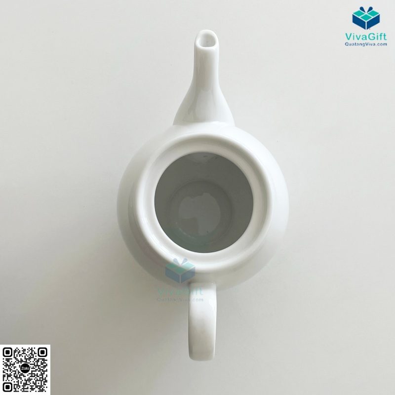 Bộ Ấm Chén Minh Long In Logo 0.8 L - Camellia - Trắng A001-01803800003 10